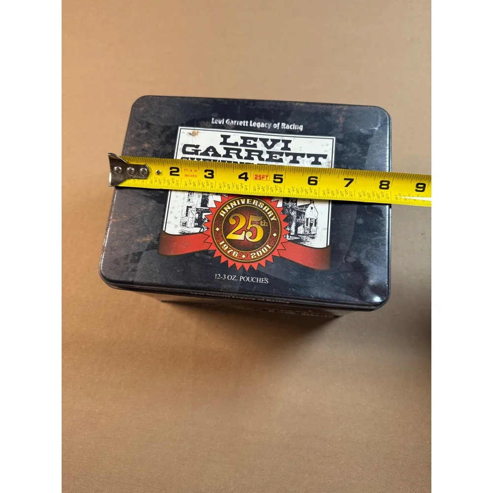 Levi Garrett Chewing Tobacco 25th Anniversary Legacy of Racing Tin Container